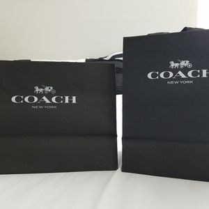 Coach shopping bags